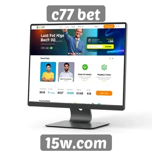 Interface do usuário do c77 bet é intuitiva